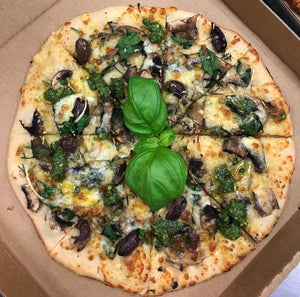 MUSHROOM, PESTO & PARMESAN